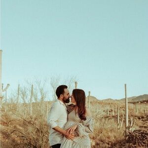 Nothing Fits But floral long sleeve maternity dress